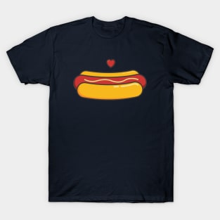 Cute and Kawaii Hotdog Foodie T-Shirt